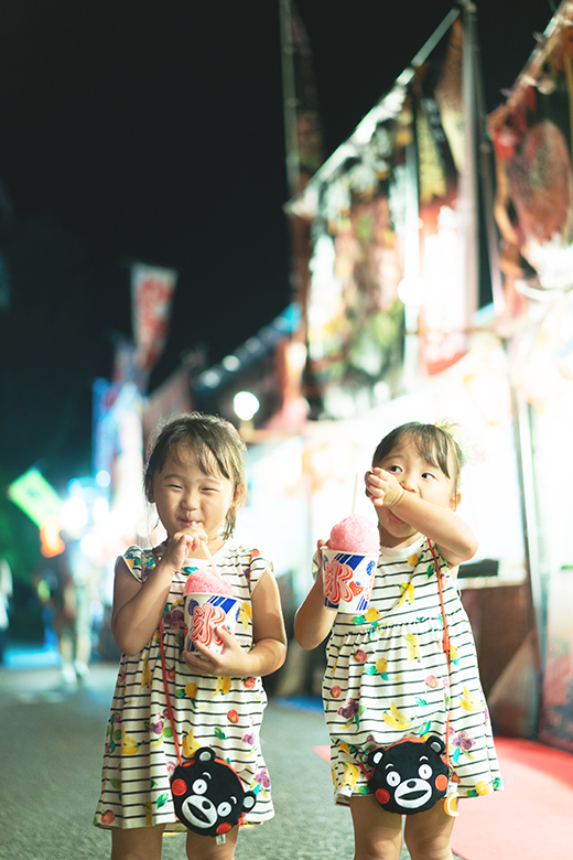 宮崎での双子の子供写真撮影