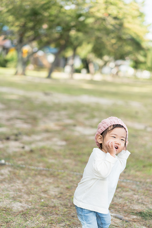 琵琶湖での子供写真撮影