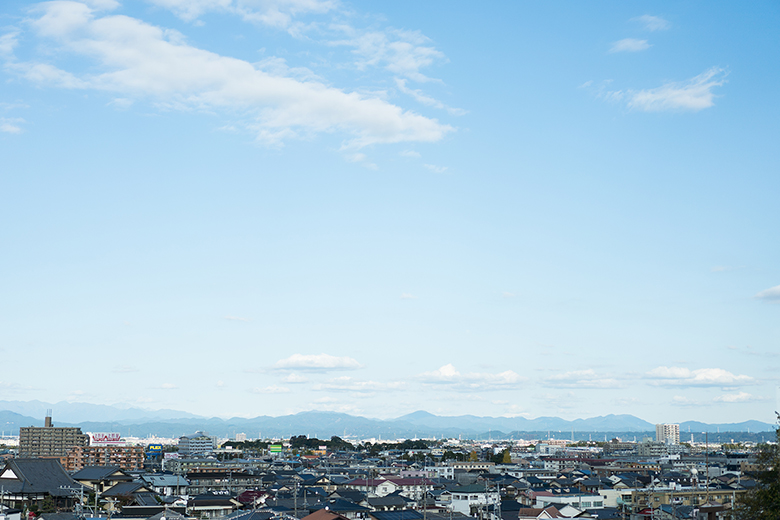 結婚式当日の青空