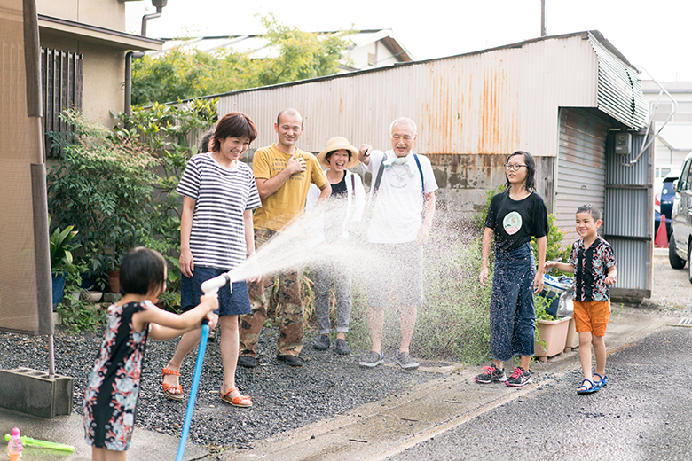 家族の写真