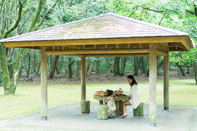 フローランテ宮崎横の公園での撮影